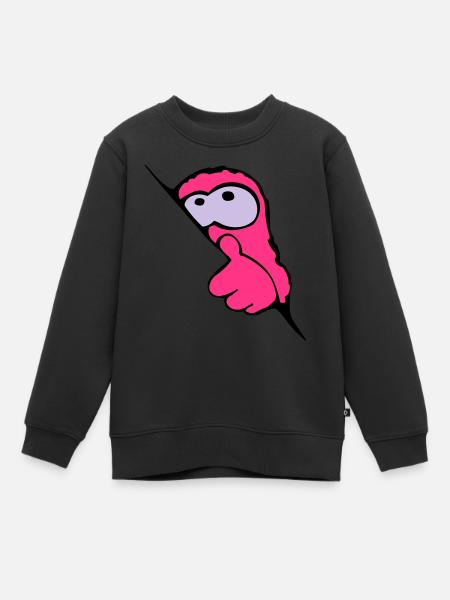 Baby Monster - Sweat Premium enfant bio - noir