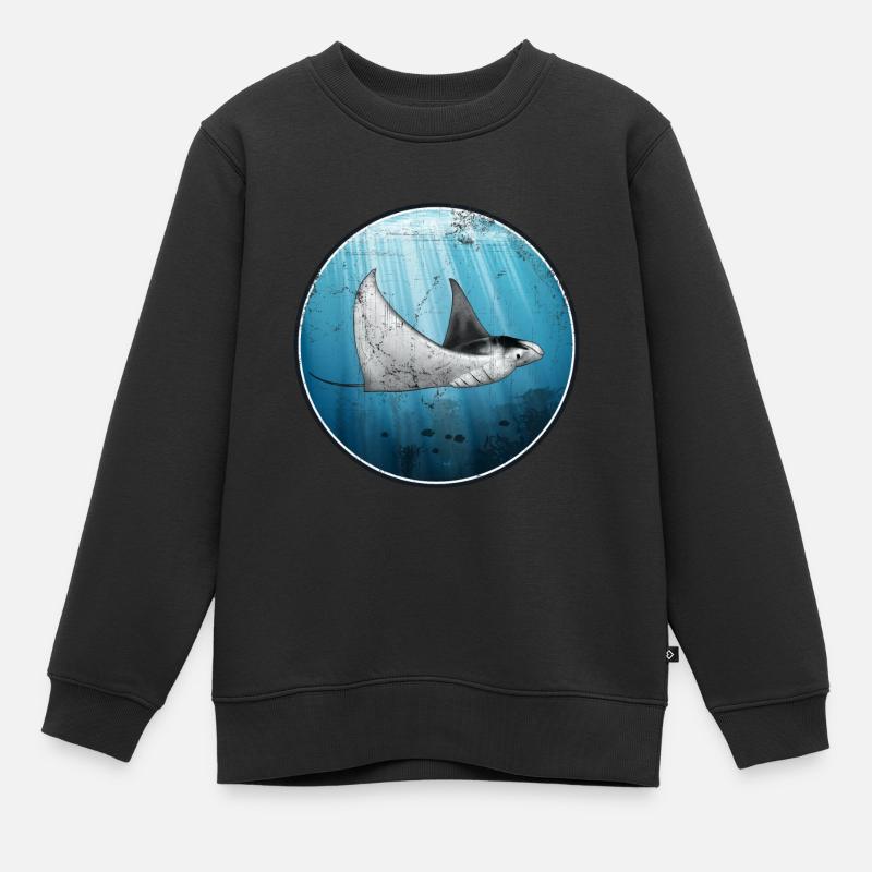 Mantarochen - Kinder Premium Organic Sweatshirt - Schwarz