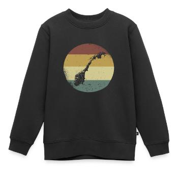Norwegen Norweger Skandinavien - Kinder Premium Organic Sweatshirt - Schwarz - Vorne - AI Model Kid Female (0cm)