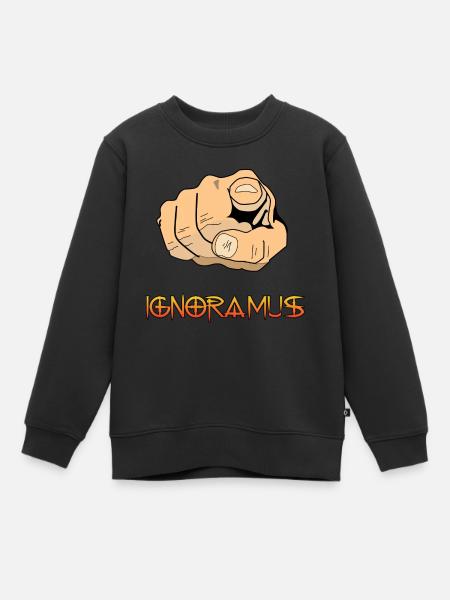 Lustig lustig lustig lustig lustig Lustig - Kinder Premium Organic Sweatshirt - Schwarz