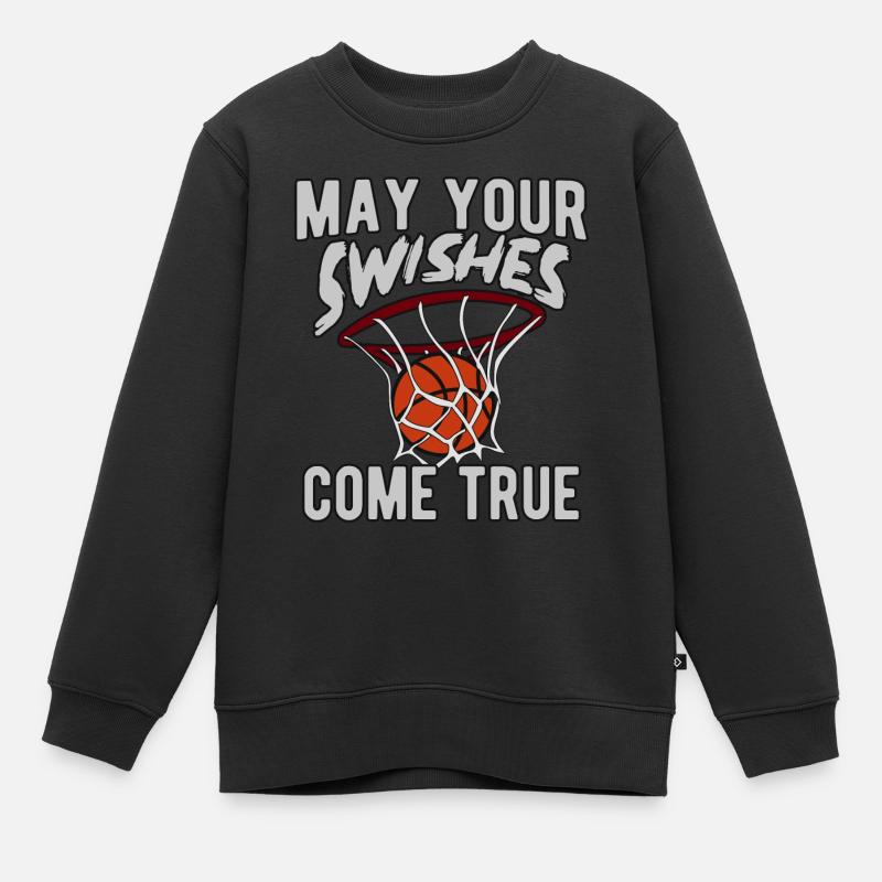 Basketteur - Sweat Premium enfant bio - noir