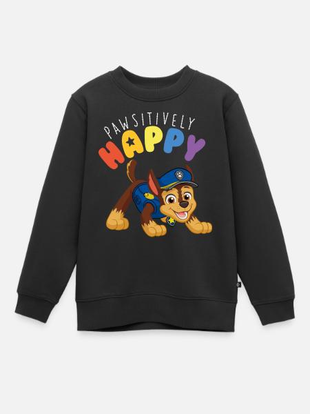 Paw Patrol Positively Happy - Kinder Premium Organic Sweatshirt - Schwarz