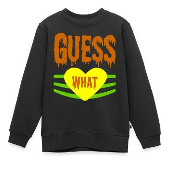 Mère Enceinte Bébé Nourrisson T-shirt Maman - Sweat Premium enfant bio - noir - Devant - AI Model Kid Female (0cm)