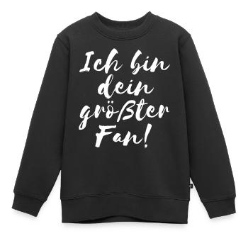 Fan Shirt - Kinder Premium Organic Sweatshirt - Schwarz - Vorne - AI Model Kid Female (0cm)