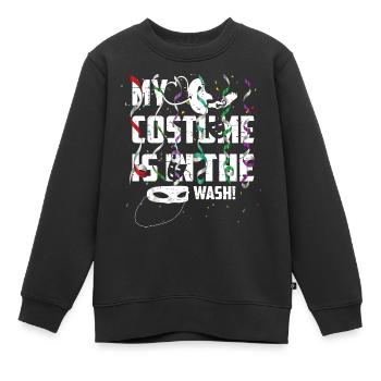 Mein Kostüme ist in der Wäsche - Kinder Premium Organic Sweatshirt - Schwarz - Vorne - AI Model Kid Female (0cm)