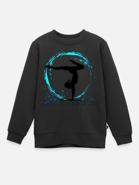 Rhythmic Gymnastics - Kinder Premium Organic Sweatshirt - Schwarz