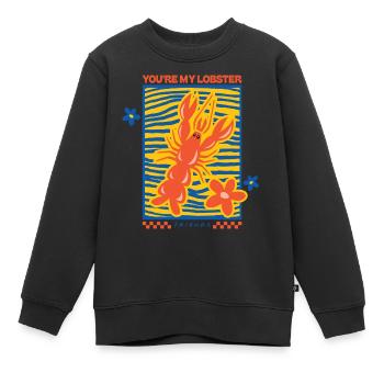Friends You Are My Lobster Design - Sweat Premium enfant bio - noir - Devant - AI Model Kid Female (0cm)