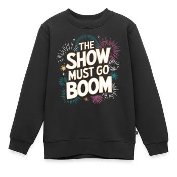 Pyrotechniker Feuerwerk Pyrotechnik - Kinder Premium Organic Sweatshirt - Schwarz - Vorne - AI Model Kid Female (0cm)