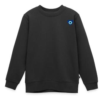 Nazar als Herz - Kinder Premium Organic Sweatshirt - Schwarz - Vorne - AI Model Kid Female (0cm)