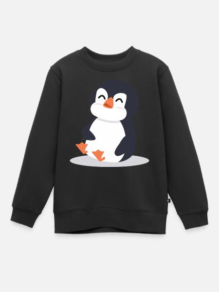 pingouin - Sweat Premium enfant bio - noir