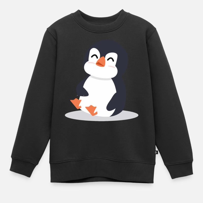 pingouin - Sweat Premium enfant bio - noir