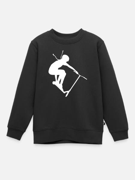 Girl 2 - Kinder Premium Organic Sweatshirt - Schwarz