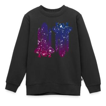 Raketen - Kinder Premium Organic Sweatshirt - Schwarz - Vorne - AI Model Kid Female (0cm)