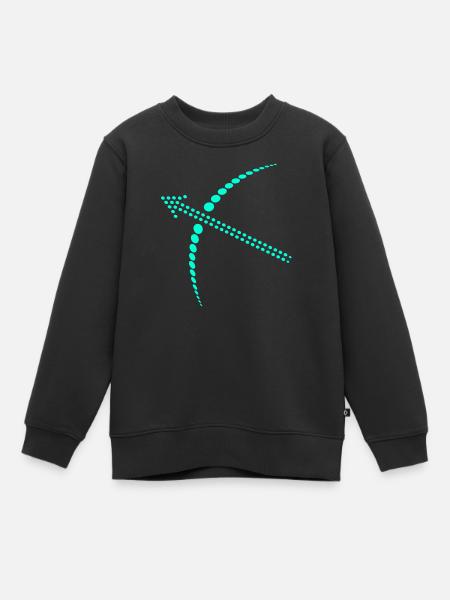 Flèche et arc - Sweat Premium enfant bio - noir