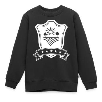 Farm Landwirt - Kinder Premium Organic Sweatshirt - Schwarz - Vorne - AI Model Kid Female (0cm)