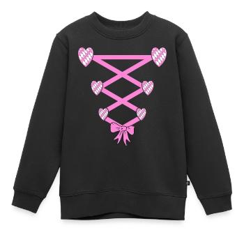 Volksfest Dirndl Remplacement - Sweat Premium enfant bio - noir - Devant - AI Model Kid Female (0cm)