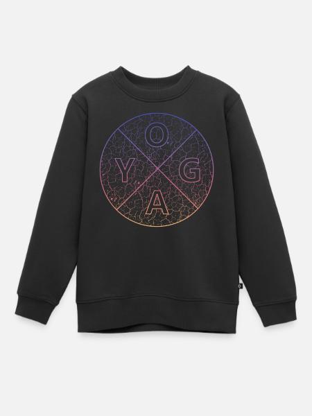 Yoga Yogi Namaste Design - Kinder Premium Organic Sweatshirt - Schwarz