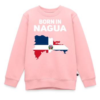 République dominicaine - Sweat Premium enfant bio - rose - Devant - AI Model Kid Female (0cm)