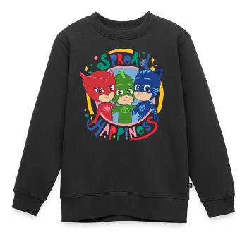 PJ Masks Group Photo With Catboy Owlette And Gekko - Kids Premium Organic Sweatshirt - black - Front - AI Model Kid Female (0cm)