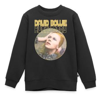 David Bowie Hunky Dory Album Cover - Kinder Premium Organic Sweatshirt - Schwarz - Vorne - AI Model Kid Female (0cm)