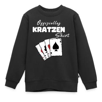 Chemise officielle Scratch - Sweat Premium enfant bio - noir - Devant - AI Model Kid Female (0cm)
