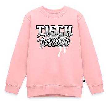Tisch Fussball Tischfußball - Kinder Premium Organic Sweatshirt - Rosa - Vorne - AI Model Kid Female (0cm)