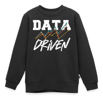 Datengesteuerter Befehl für Data Science Collector - Kinder Premium Organic Sweatshirt - Schwarz - Vorne - AI Model Kid Female (0cm)