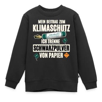 Pyrotechniker Pyro - Kinder Premium Organic Sweatshirt - Schwarz - Vorne - AI Model Kid Female (0cm)