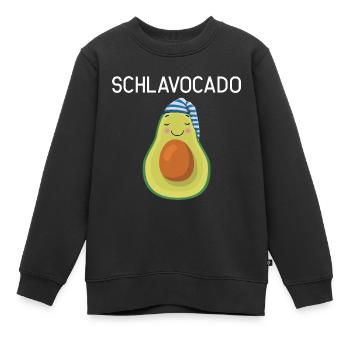 Schlafanzug Avocado Pyjama Geschenk - Kinder Premium Organic Sweatshirt - Schwarz - Vorne - AI Model Kid Female (0cm)