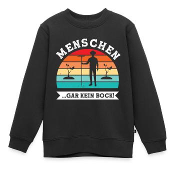 Gartenarbeit Garten Gartenbau Geschenk - Kinder Premium Organic Sweatshirt - Schwarz - Vorne - AI Model Kid Female (0cm)