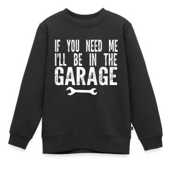 Kfz-Mechaniker Schrauber Schrauber Geschenk - Kinder Premium Organic Sweatshirt - Schwarz - Vorne - AI Model Kid Female (0cm)