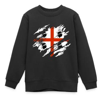 Sardinien Sommer - Kinder Premium Organic Sweatshirt - Schwarz - Vorne - AI Model Kid Female (0cm)