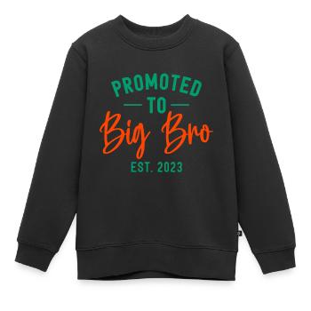 Passez à Big Bro 2023 cool Big Bro promu - Sweat Premium enfant bio - noir - Devant - AI Model Kid Female (0cm)