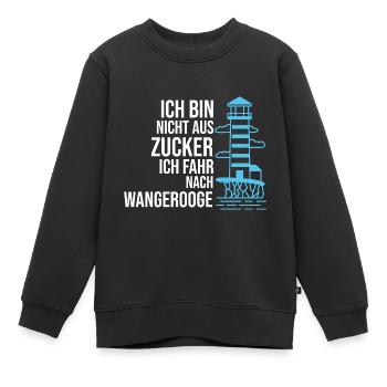 Wangerooge Norddeutschland Seefahrer Geschenk - Kinder Premium Organic Sweatshirt - Schwarz - Vorne - AI Model Kid Female (0cm)