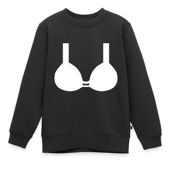 Fête en bikini - Sweat Premium enfant bio - noir - Devant - AI Model Kid Female (0cm)