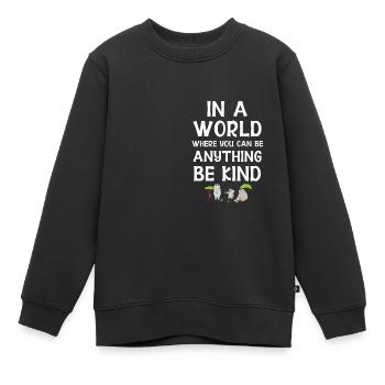 Cadeau d’éléphant pour Proboscis Africa Wilderness Zoo - Sweat Premium enfant bio - noir - Devant - AI Model Kid Female (0cm)