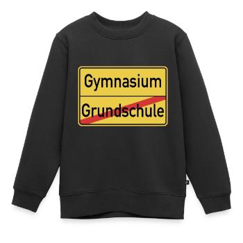 Grundschulabschluss Gymnasium Gymi - Kinder Premium Organic Sweatshirt - Schwarz - Vorne - AI Model Kid Female (0cm)