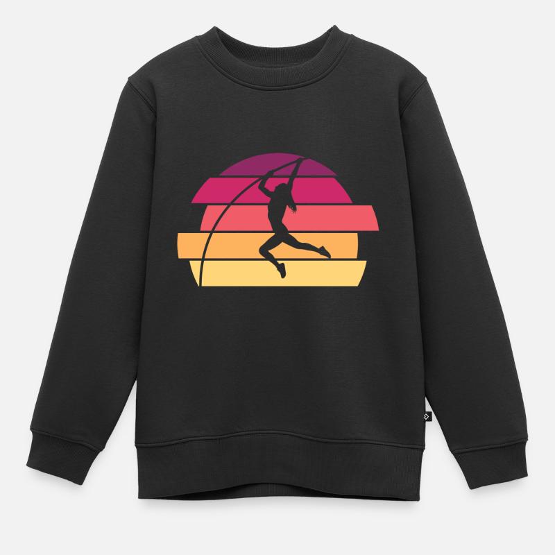 Perchiste - Sweat Premium enfant bio - noir
