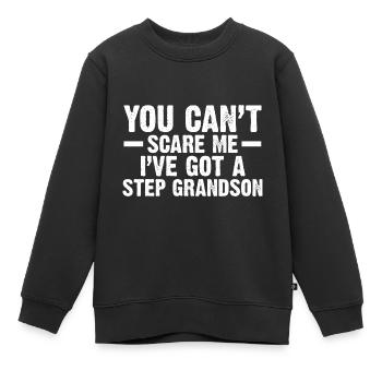 Bonus Papa Bonus Papa-Opa Stiefvater Geschenk - Kinder Premium Organic Sweatshirt - Schwarz - Vorne - AI Model Kid Female (0cm)