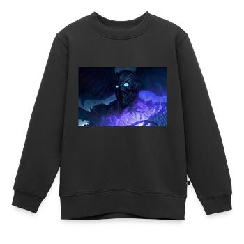 der Nekromant - Kinder Premium Organic Sweatshirt - Schwarz - Vorne - AI Model Kid Female (0cm)
