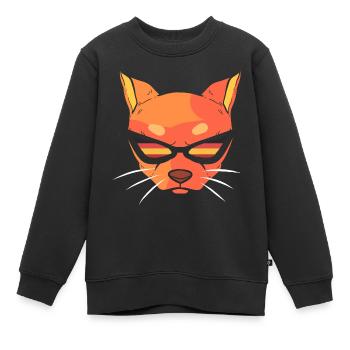 Allemagne - Sweat Premium enfant bio - noir - Devant - AI Model Kid Female (0cm)