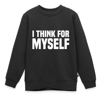 Atheismus Skeptiker Atheisten Atheist Wissenschaft - Kinder Premium Organic Sweatshirt - Schwarz - Vorne - AI Model Kid Female (0cm)