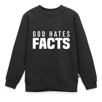 Atheismus Skeptiker Atheisten Atheist Wissenschaft - Kinder Premium Organic Sweatshirt - Schwarz - Vorne - AI Model Kid Female (0cm)