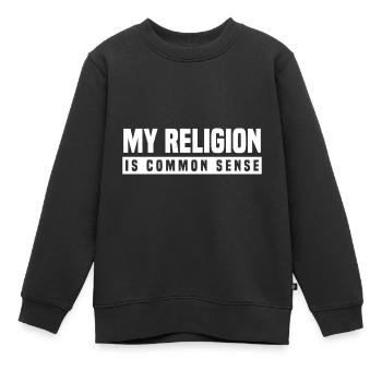 Atheismus - Kinder Premium Organic Sweatshirt - Schwarz - Vorne - AI Model Kid Female (0cm)