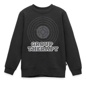 Polizei: Group Therapy - Kinder Premium Organic Sweatshirt - Schwarz - Vorne - AI Model Kid Female (0cm)