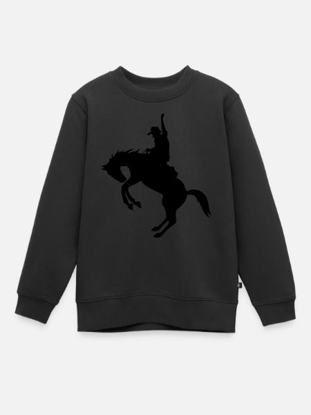 Rodeo de - Sweat Premium enfant bio - noir