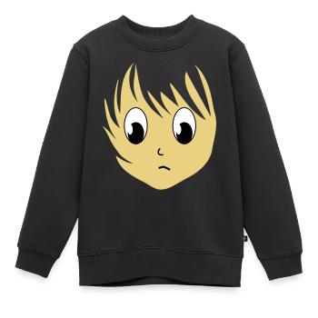 Anime Girlie Manga Girl Mädchen 3c - Kinder Premium Organic Sweatshirt - Schwarz - Vorne - AI Model Kid Female (0cm)