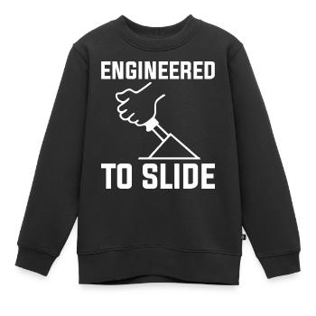 LA CONDUITE CONÇUE POUR GLISSER - Sweat Premium enfant bio - noir - Devant - AI Model Kid Female (0cm)