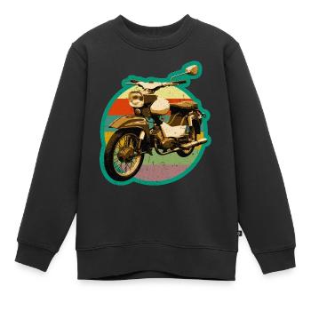 Simmi Star SR4-2 DDR pour cyclomoteur au look rétro utilisé - Sweat Premium enfant bio - noir - Devant - AI Model Kid Female (0cm)