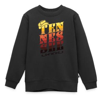 Tennessee Dirt - Sweat Premium enfant bio - noir - Devant - AI Model Kid Female (0cm)